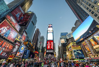 Blick auf den Times Square (Tag 1-5)